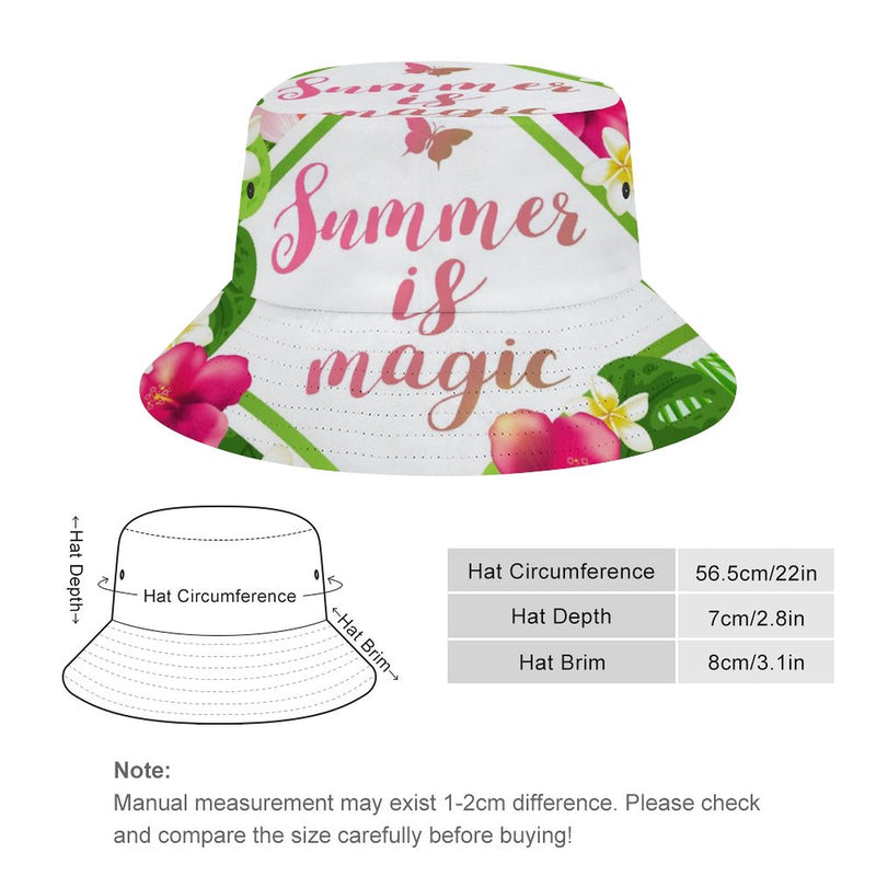 Bucket Hats Fisherman Sun Cap for Women Men H031