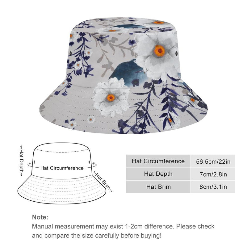 Bucket Hats Fisherman Sun Cap for Women Men H049