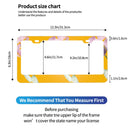 Personalise License Plate Frame for Men Women Car Universal Stainless Steel Accessories D095