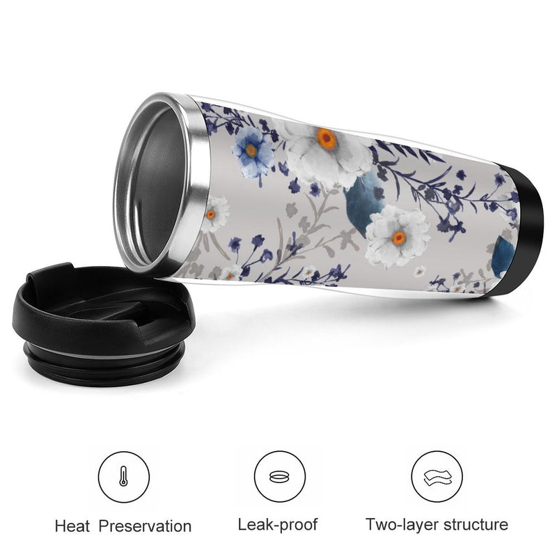 Stainless Steel Tumbler Sport Drink Bottle Travel Mug 380L T049