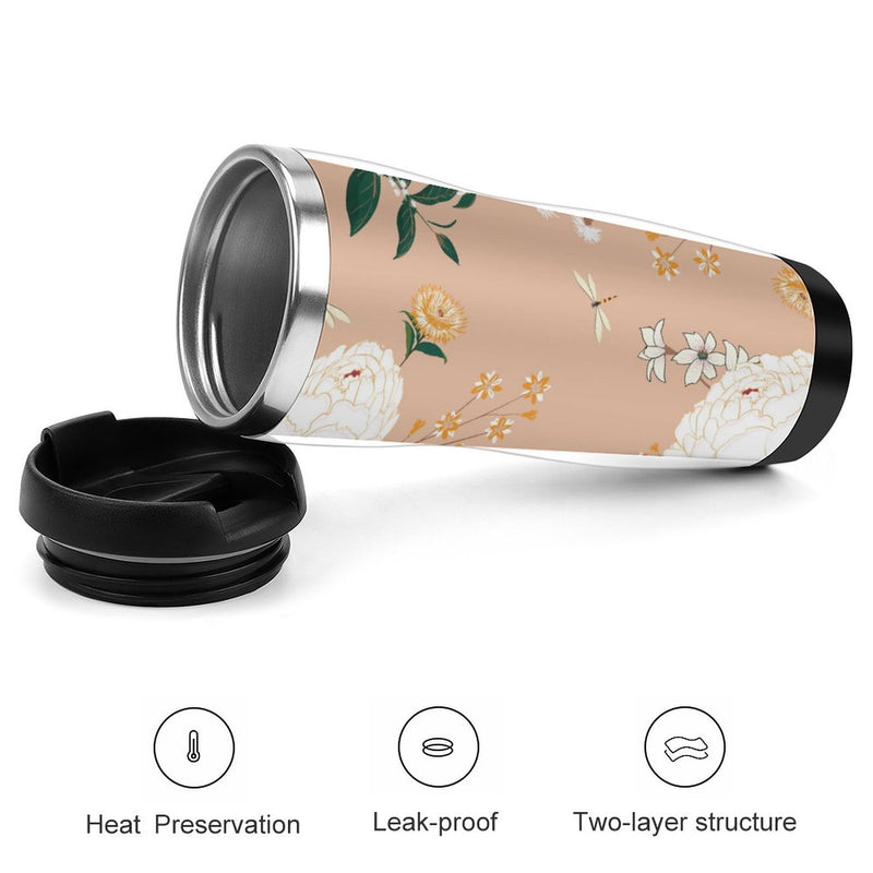 Stainless Steel Tumbler Sport Drink Bottle Travel Mug 380L T089