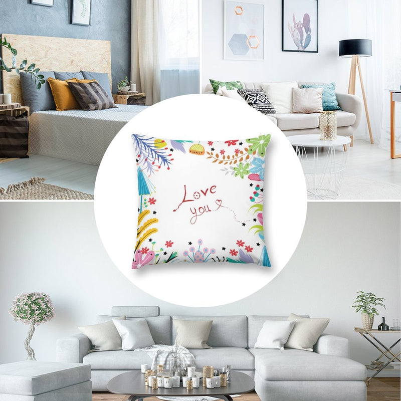 Pillow Case Sofa Throw Cushion Cover Home Decor Pillowcase 18x18 Inch P002