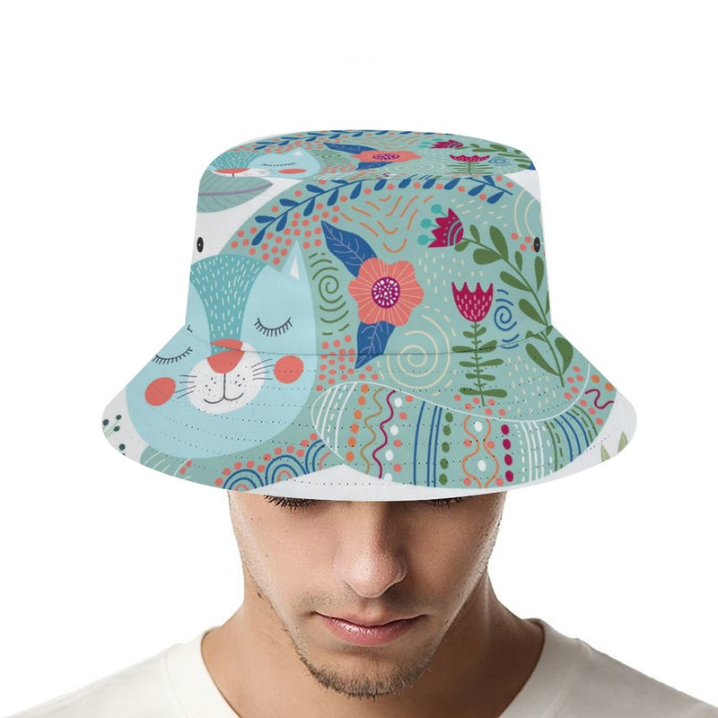 Bucket Hats Fisherman Sun Cap for Women Men H080