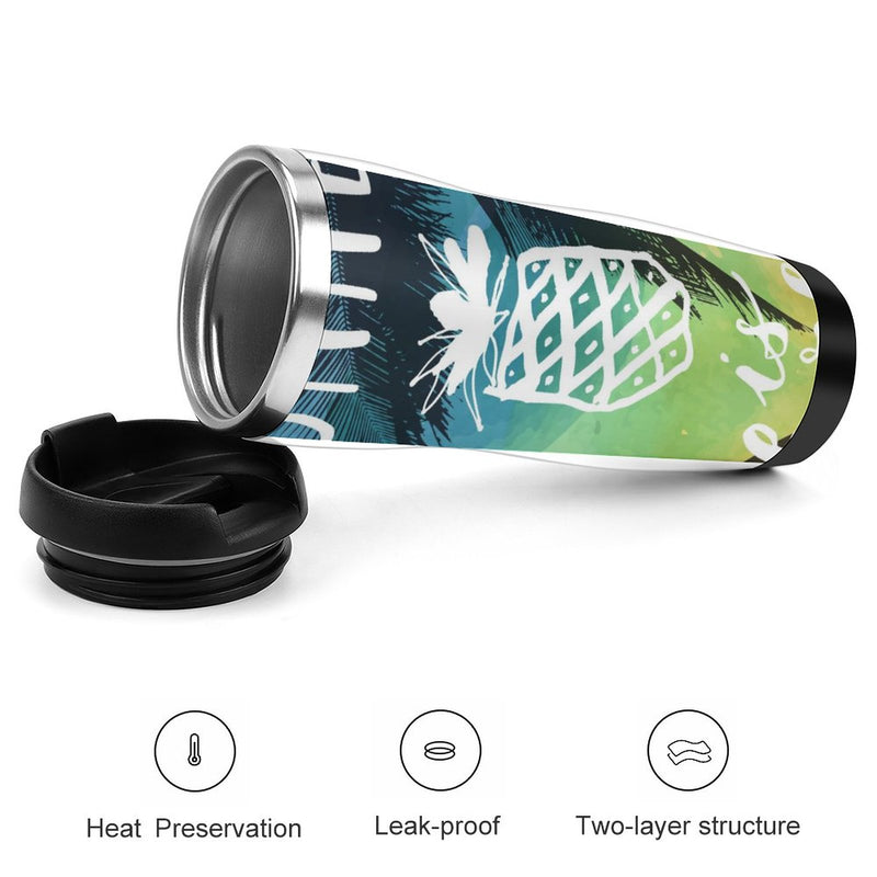 Stainless Steel Tumbler Sport Drink Bottle Travel Mug 380L T028