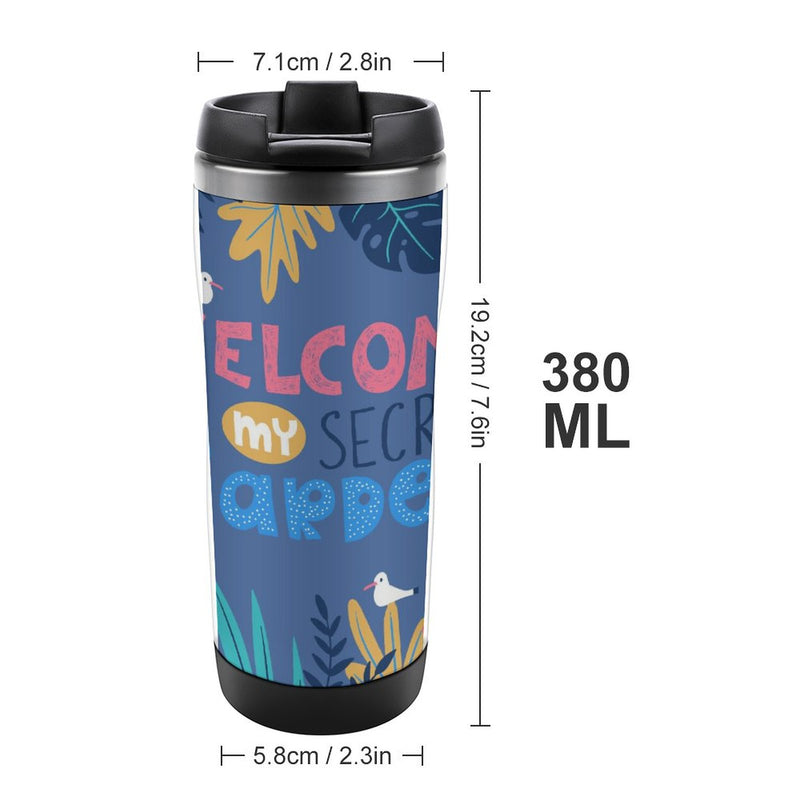 Stainless Steel Tumbler Sport Drink Bottle Travel Mug 380L T018