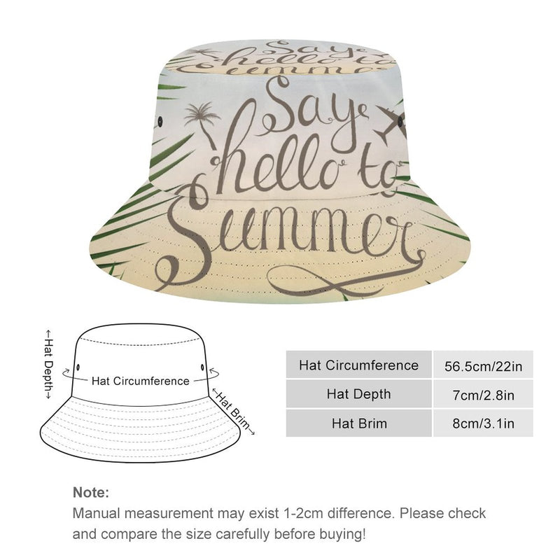 Bucket Hats Fisherman Sun Cap for Women Men H026