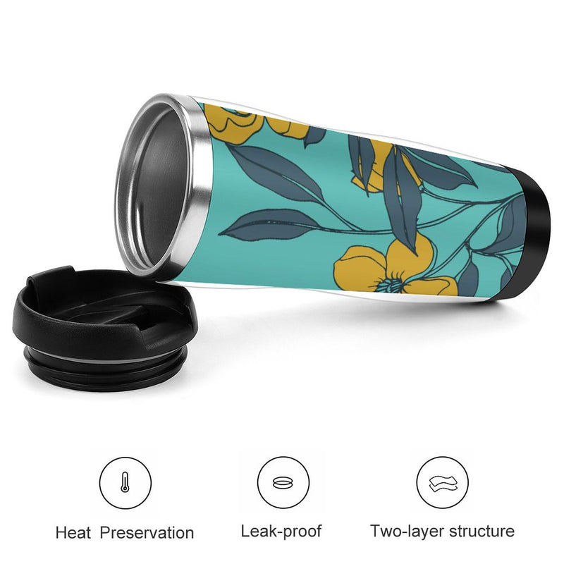 Stainless Steel Tumbler Sport Drink Bottle Travel Mug 380L T065