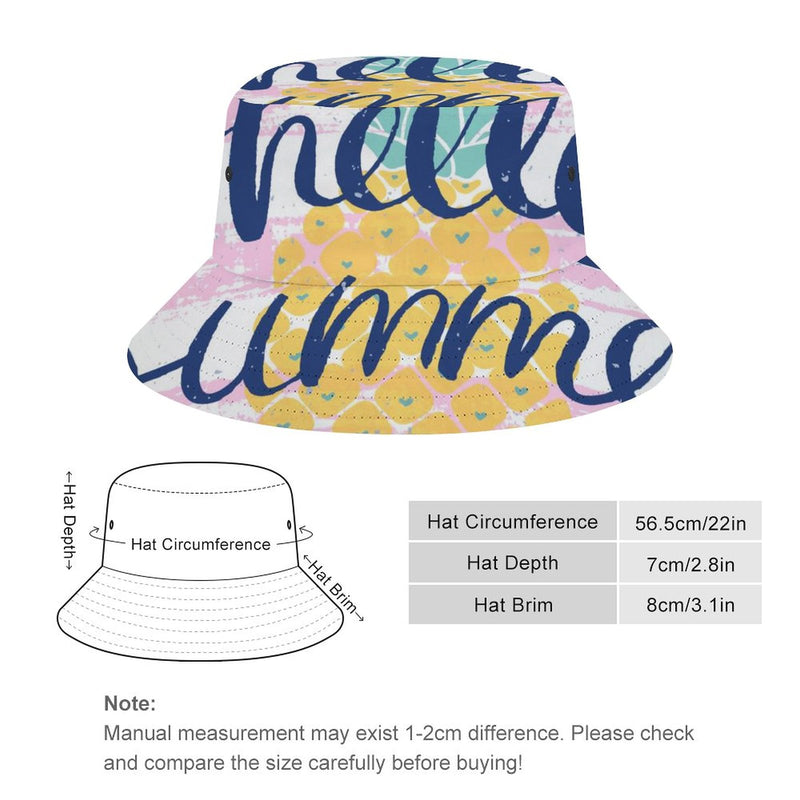 Bucket Hats Fisherman Sun Cap for Women Men H020