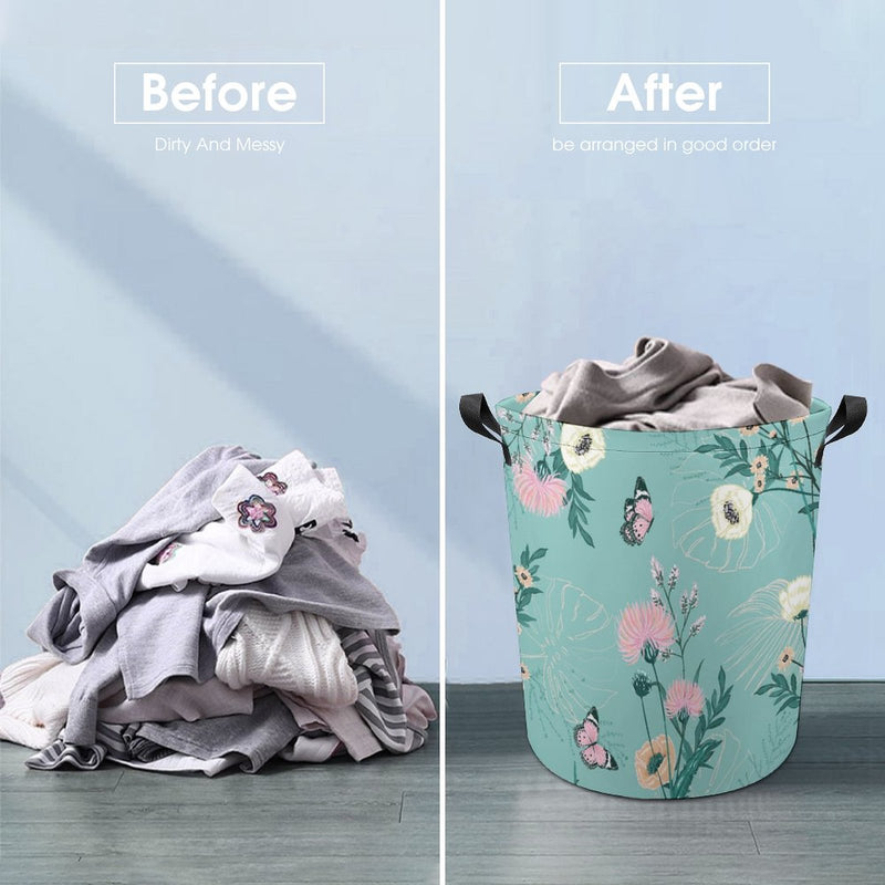 Waterproof Foldable Clothes Laundry Basket B084