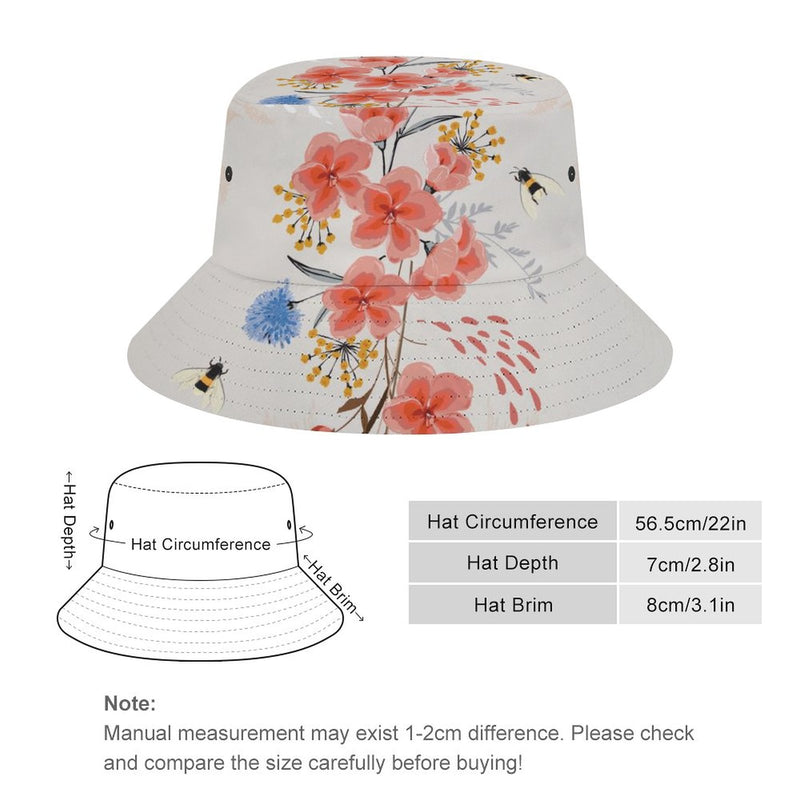 Bucket Hats Fisherman Sun Cap for Women Men H083