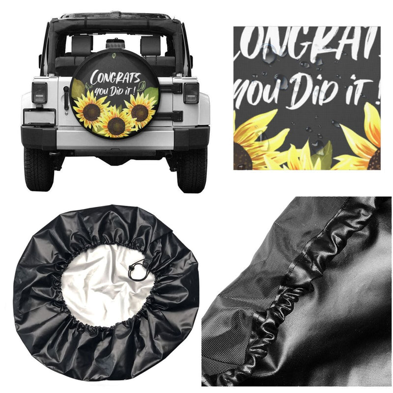 Spare Tire Cover For Rv Trailer Waterproof Wheel Cover Fit For Rv Suv Truck Travel Trailer N031