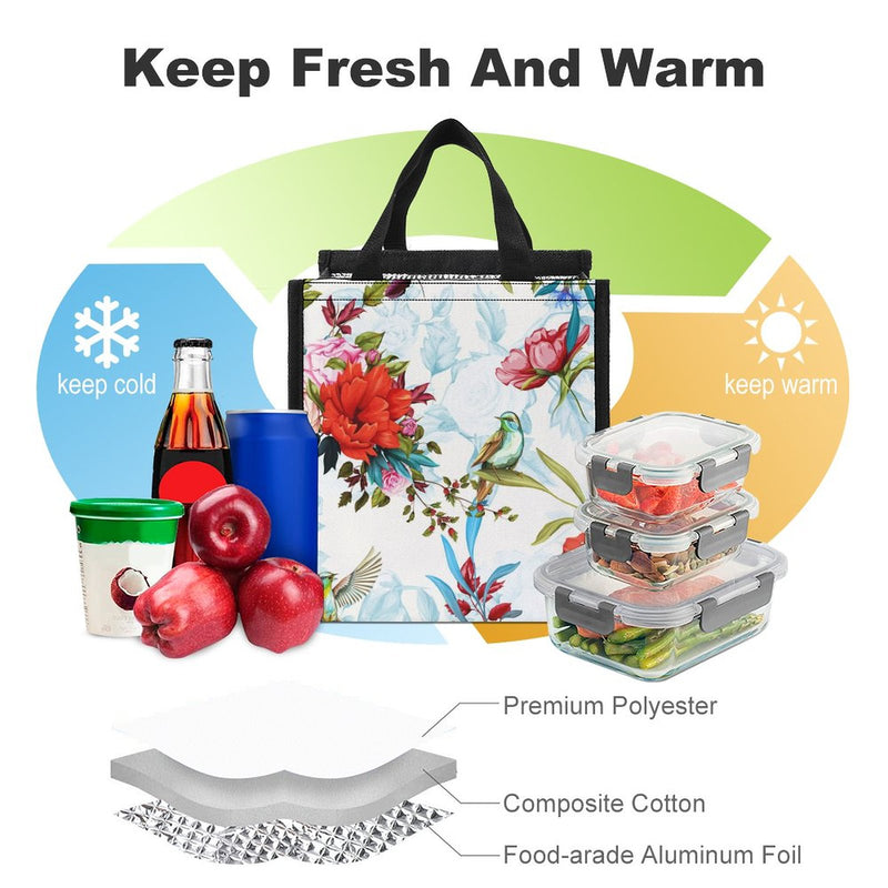 Lunch Bag for Men Women Portable Handbag for Work Picnic L009