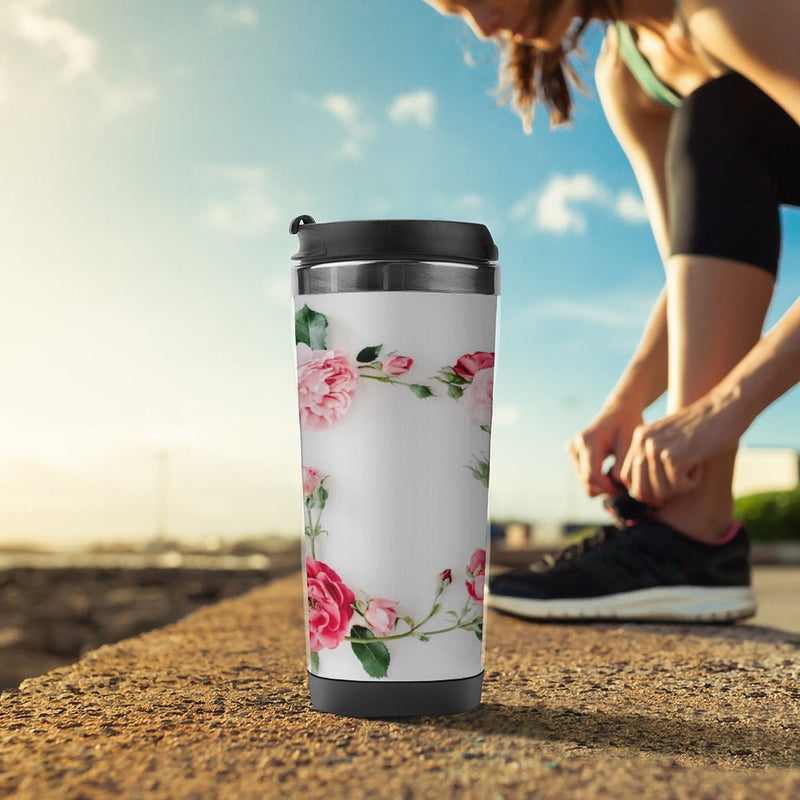 Stainless Steel Tumbler Sport Drink Bottle Travel Mug 380L T048