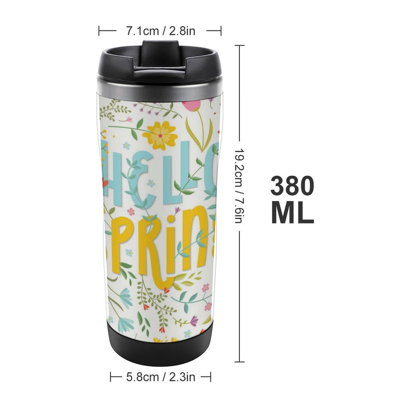 Stainless Steel Tumbler Sport Drink Bottle Travel Mug 380L T066