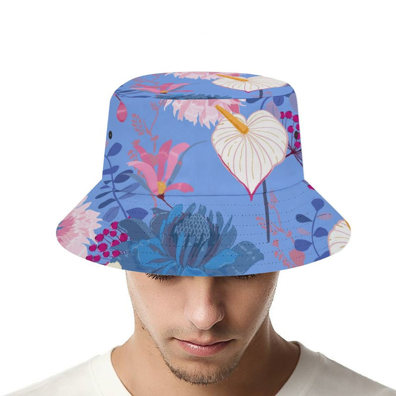 Bucket Hats Fisherman Sun Cap for Women Men H053