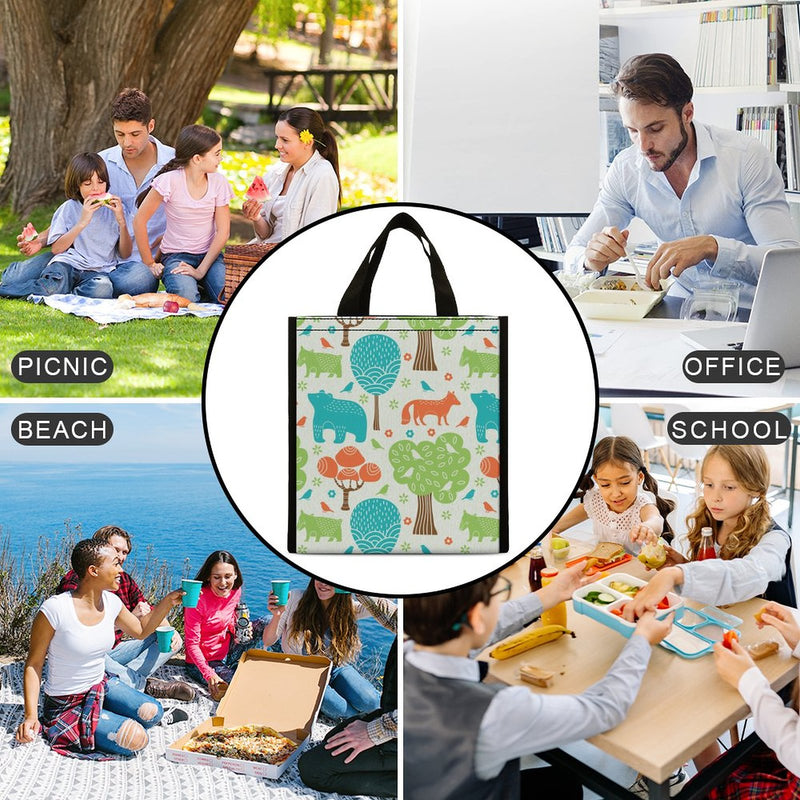 Lunch Bag for Men Women Portable Handbag for Work Picnic L067