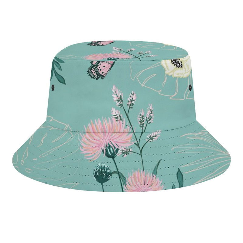 Bucket Hats Fisherman Sun Cap for Women Men H084