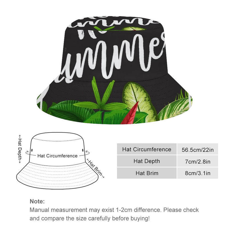 Bucket Hats Fisherman Sun Cap for Women Men H016