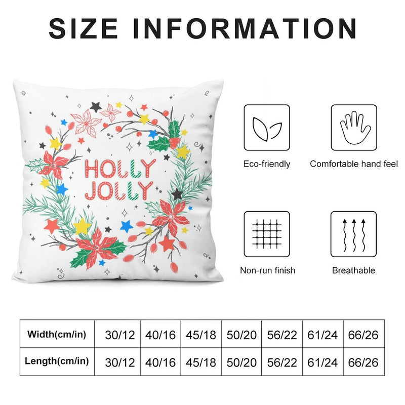 Pillow Case Sofa Throw Cushion Cover Home Decor Pillowcase 18x18 Inch P048