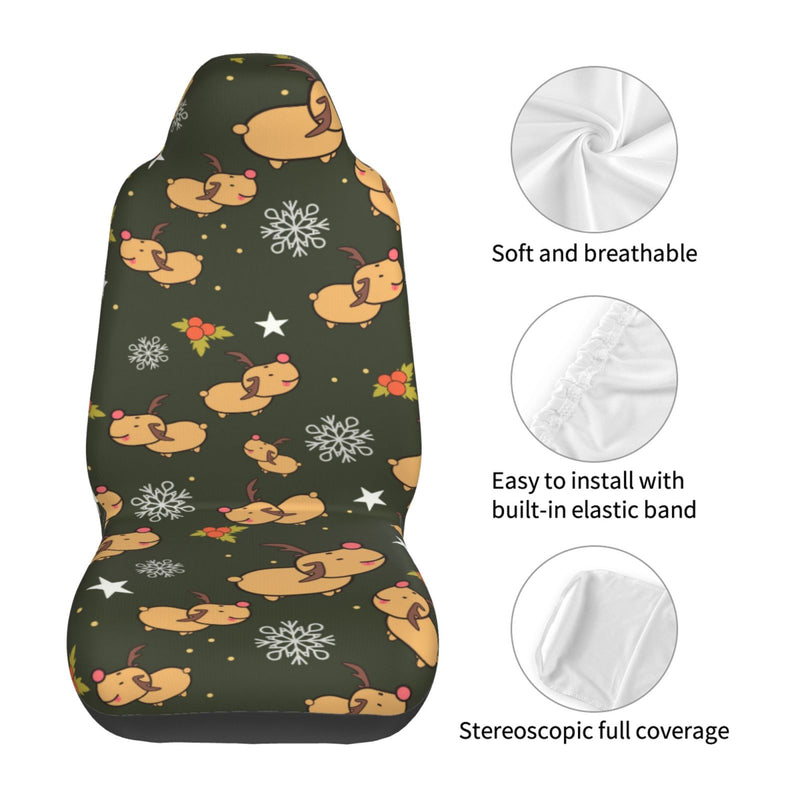 Car Seat Covers Front Auto Seat Cover Universal fit for Car SUV Truck S023 - One Size