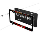 Personalise License Plate Frame for Men Women Car Universal Stainless Steel Accessories D064