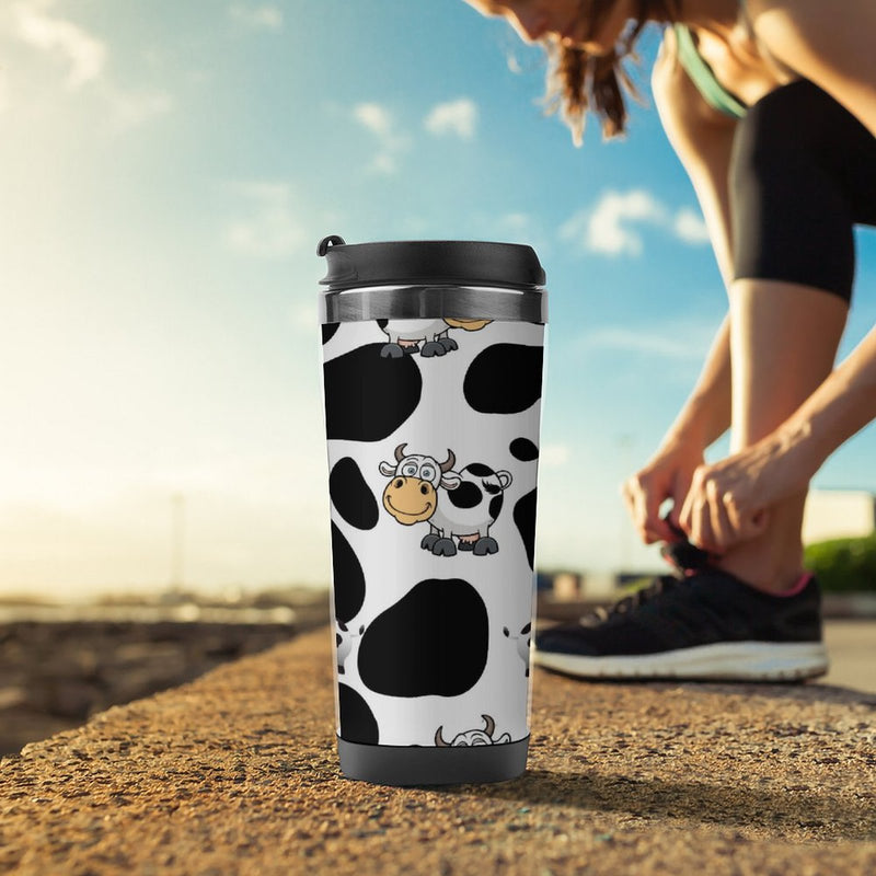 Stainless Steel Tumbler Sport Drink Bottle Travel Mug 380L T094