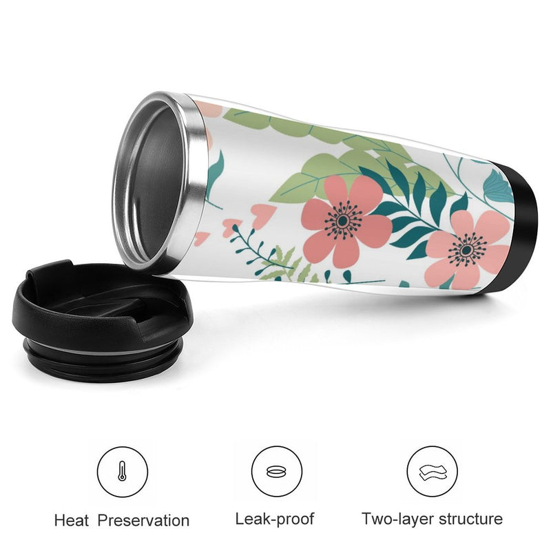 Stainless Steel Tumbler Sport Drink Bottle Travel Mug 380L T070