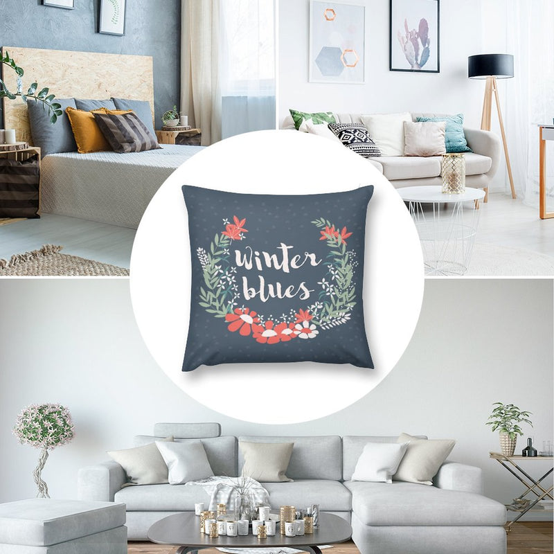 Pillow Case Sofa Throw Cushion Cover Home Decor Pillowcase 18x18 Inch P040