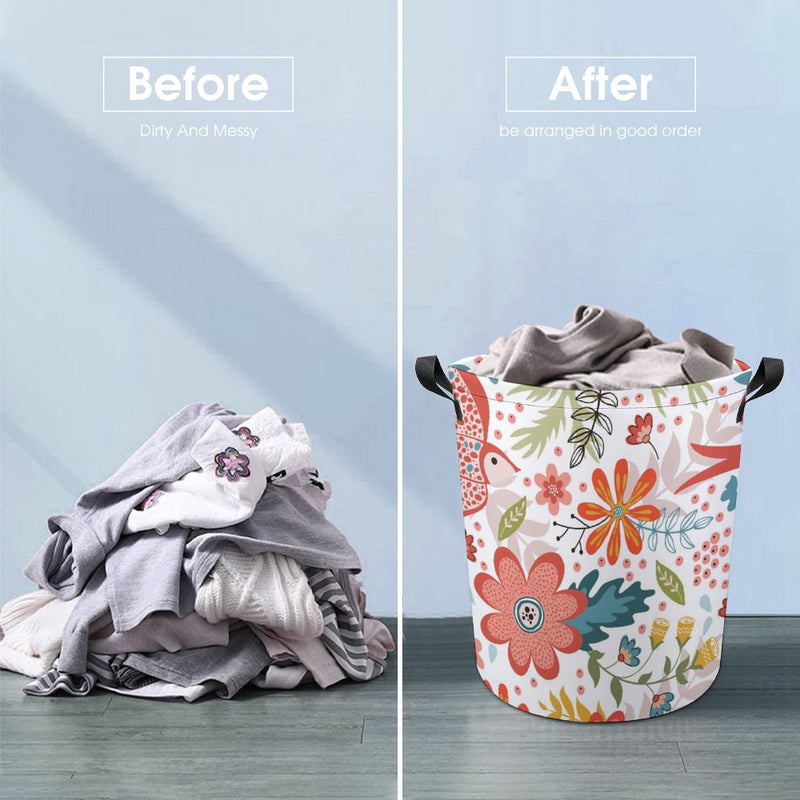 Waterproof Foldable Clothes Laundry Basket B055