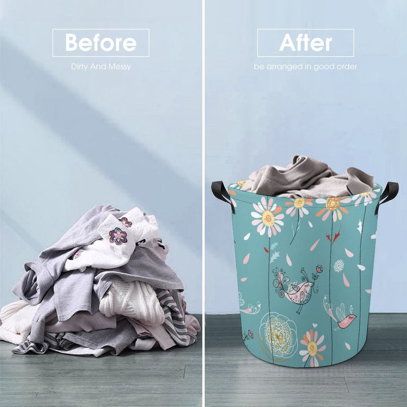 Waterproof Foldable Clothes Laundry Basket B006